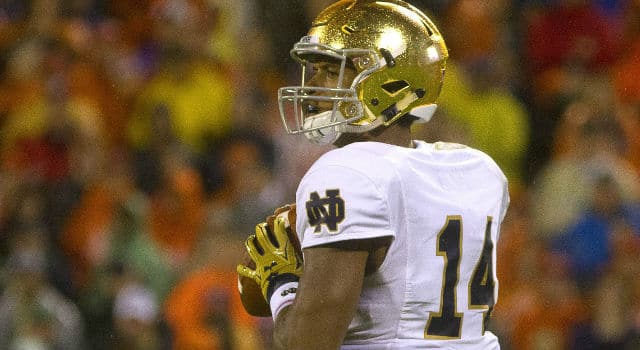 Deshone Kizer - Notre Dame QB vs. Clemson