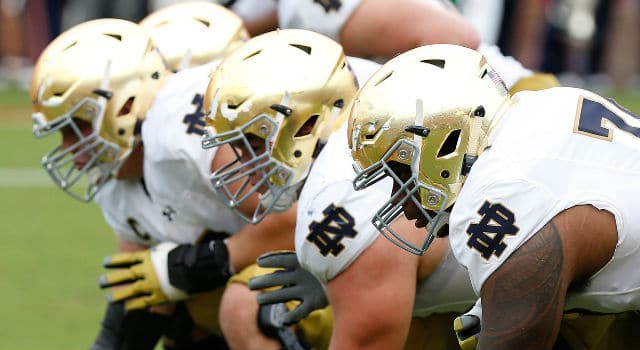 Notre Dame Offensive Line