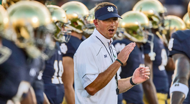 Mike Sanford Notre Dame OC