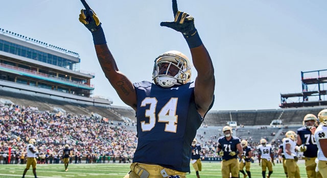 Dexter Williams - Notre Dame RB