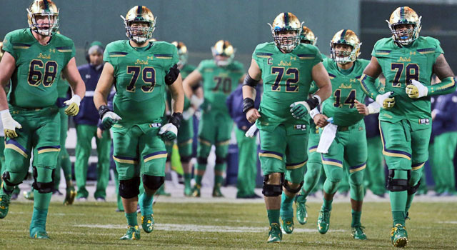 Notre Dame Offensive Line