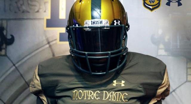 Notre Dame Unveils Ridiculous New 'Shamrock Series' Uniforms - The