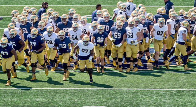 Notre Dame Depth Chart 2018