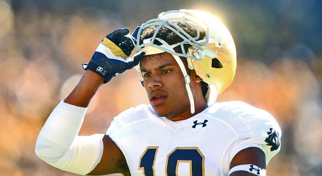 Max Redfield has been kicked off of the Notre Dame football team
