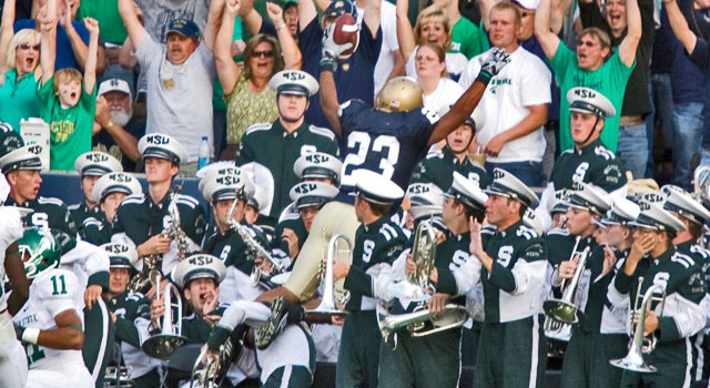 golden tate michigan state band