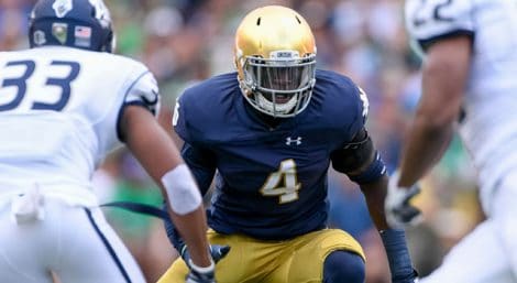 Tevon Coney - Notre Dame LB