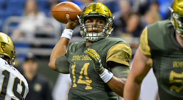 deshone kizer notre dame army