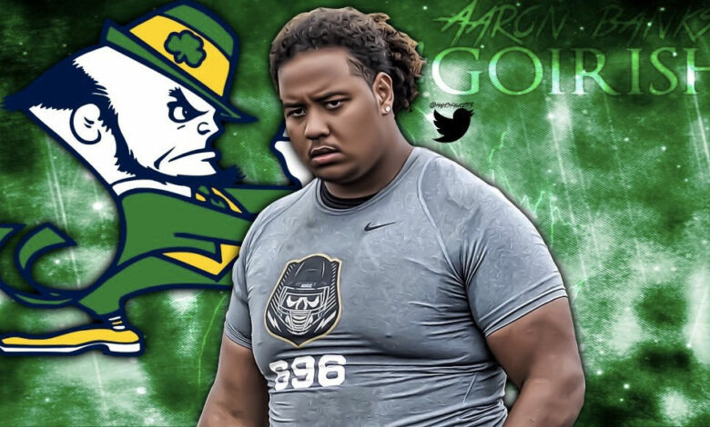 aaron banks notre dame