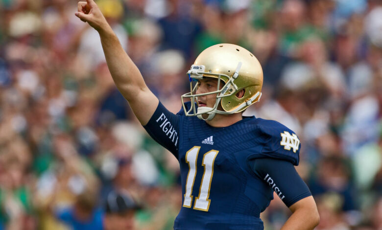 tommy rees notre dame qb coach