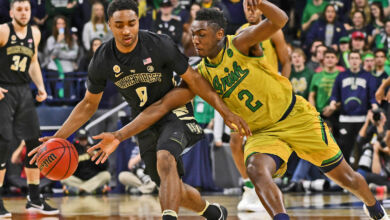 notre dame bball wake forest