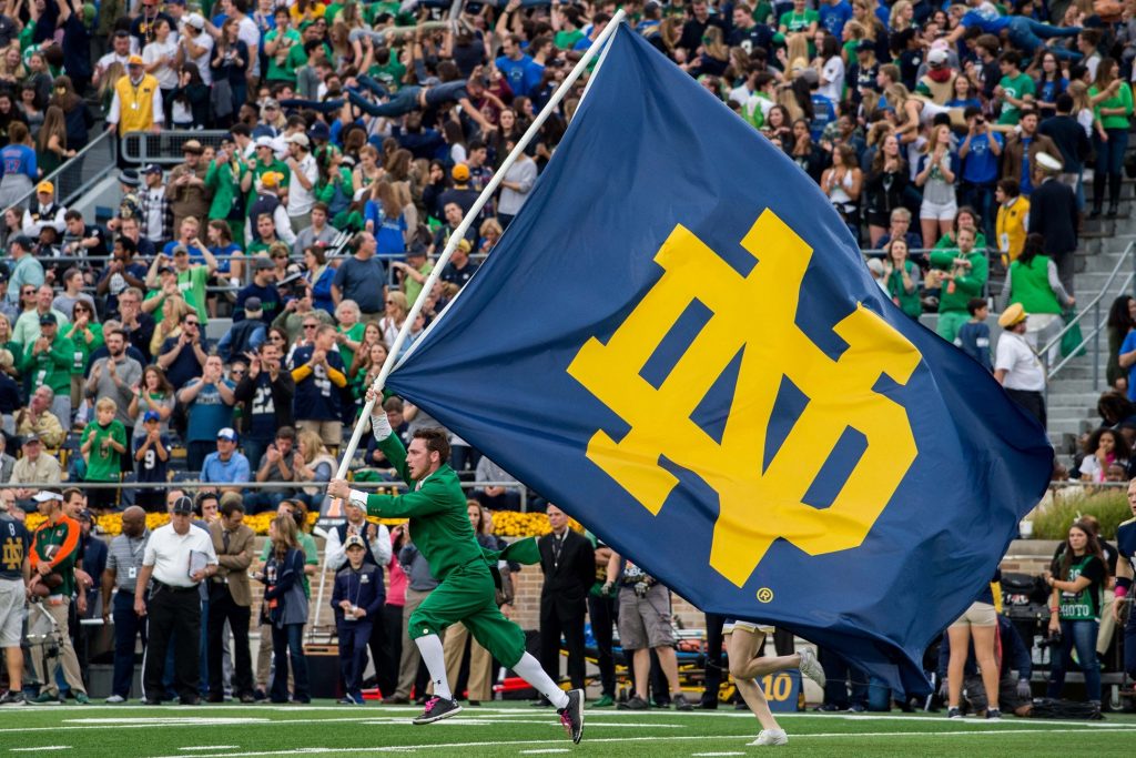 Notre Dame Football Unveils New Locker Room //