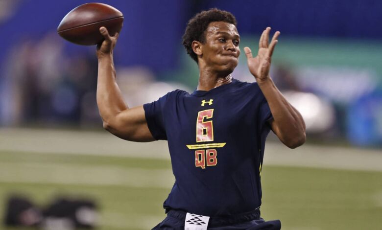 deshone kizer pro day improved