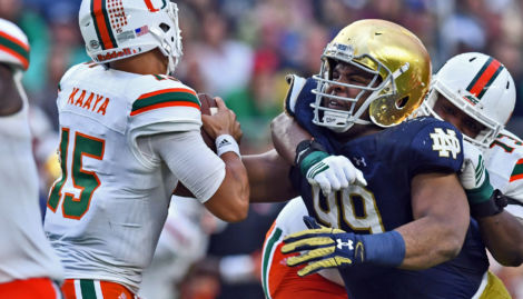 Notre Dame DT Jerry Tillery