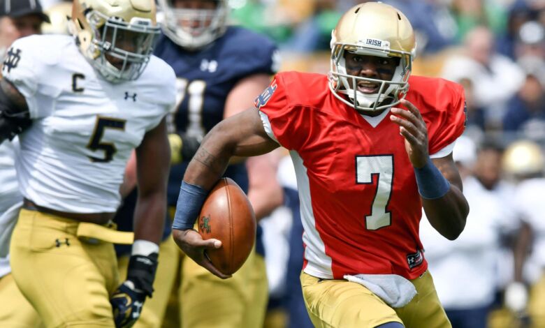 brandon wimbush spring recap