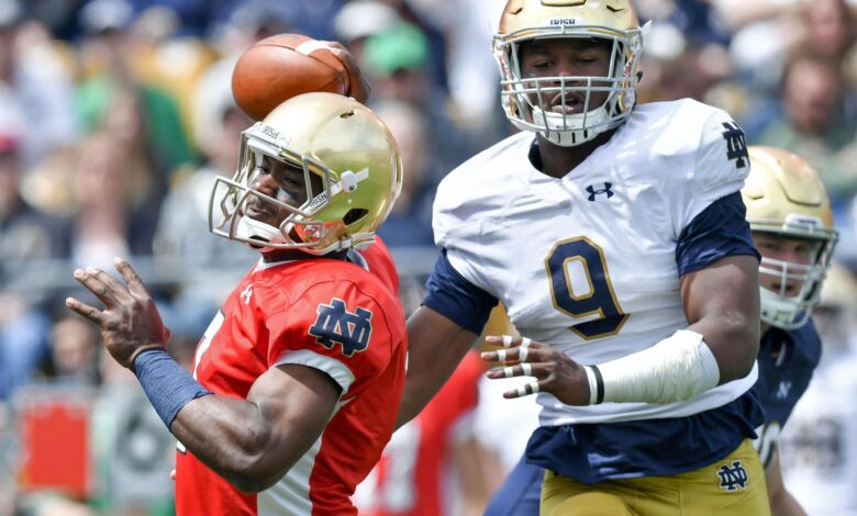 Daelin Hayes - Notre Dame DE