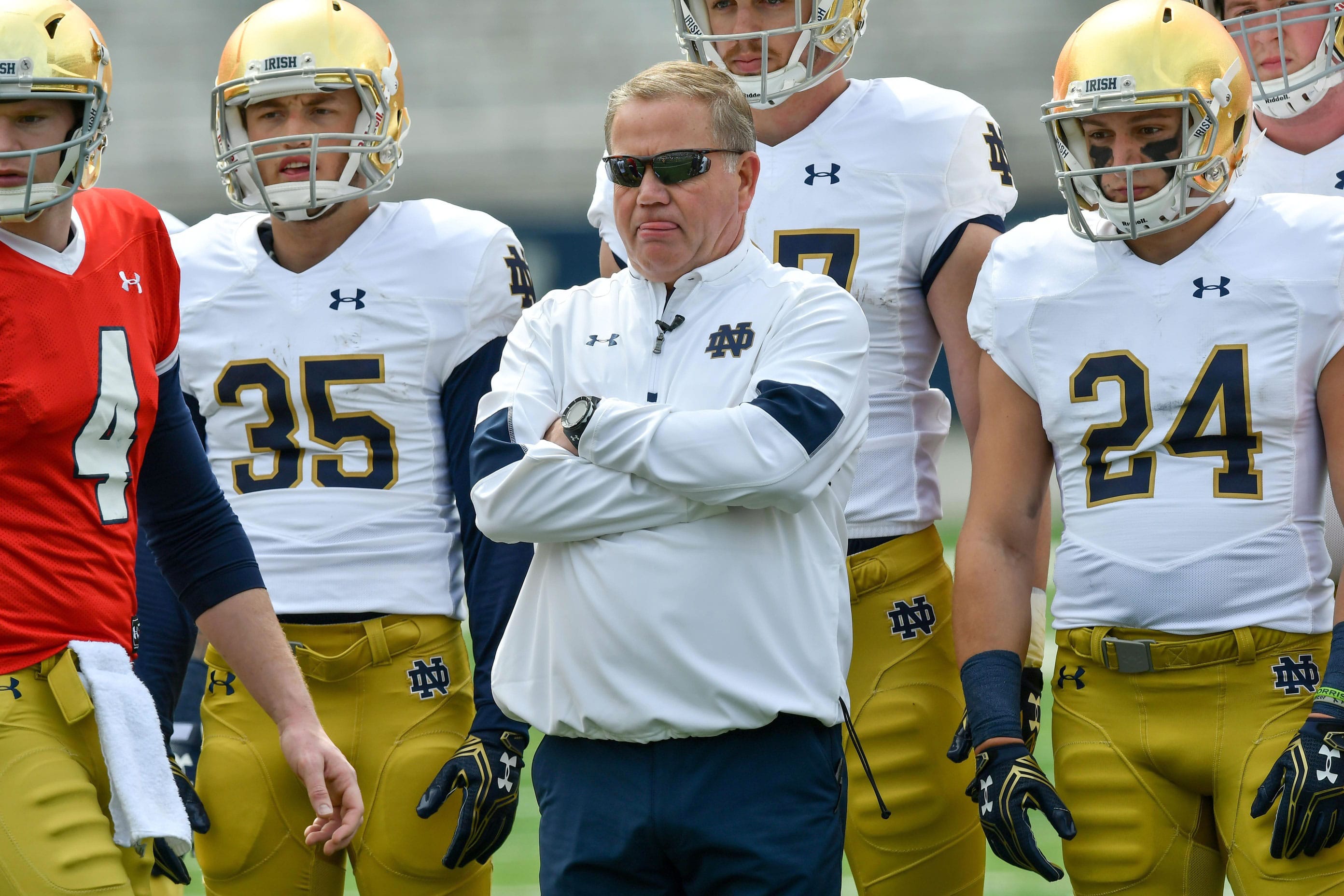 Notre Dame Football Opens 2017 Coaches Poll Unranked // UHND.com2784 x 1856