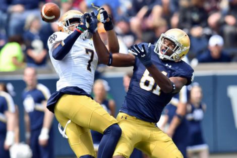 Notre Dame CB Nick Watkins