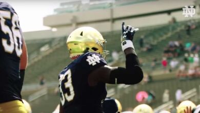 notre dame new gold highlights