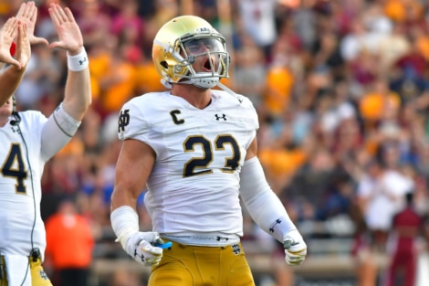 Drue Tranquill - Notre Dame LB