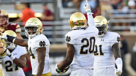 Shaun Crawford - Notre Dame CB