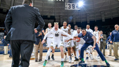 notre dame mike brey record