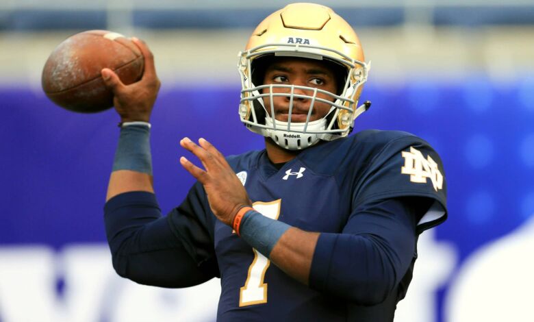 brandon wimbush notre dame spring 2018