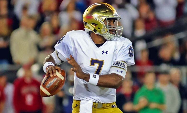 Notre Dame QB Brandon Wimbush