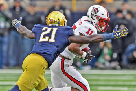 Notre Dame S Jalen Elliott