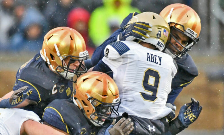 notre dame navy 2018