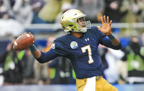 Notre Dame QB Brandon Wimbush