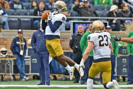 Notre Dame Safety Jalen Elliott