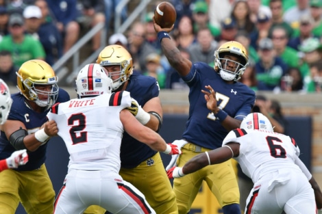 Notre Dame QB Brandon Wimbush