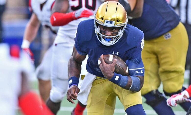 Notre Dame QB Brandon Wimbush