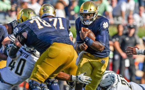 Notre Dame QB Brandon Wimbush