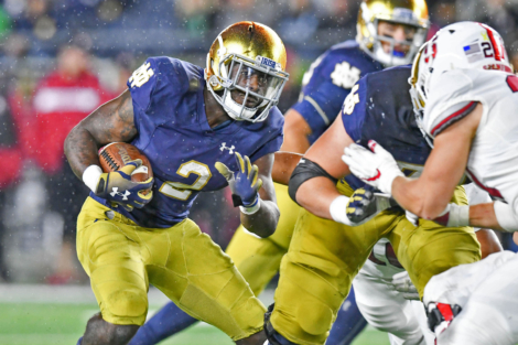Notre Dame RB Dexter Williams
