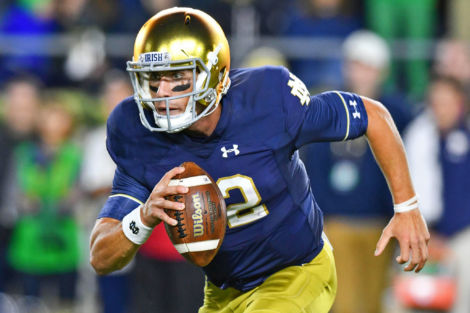 Notre Dame QB Ian Book
