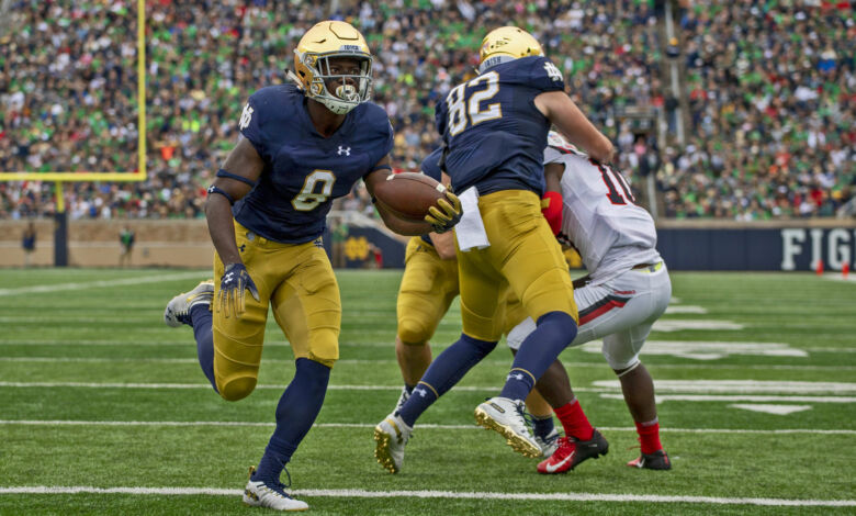 Notre Dame RB Jafar Armstrong