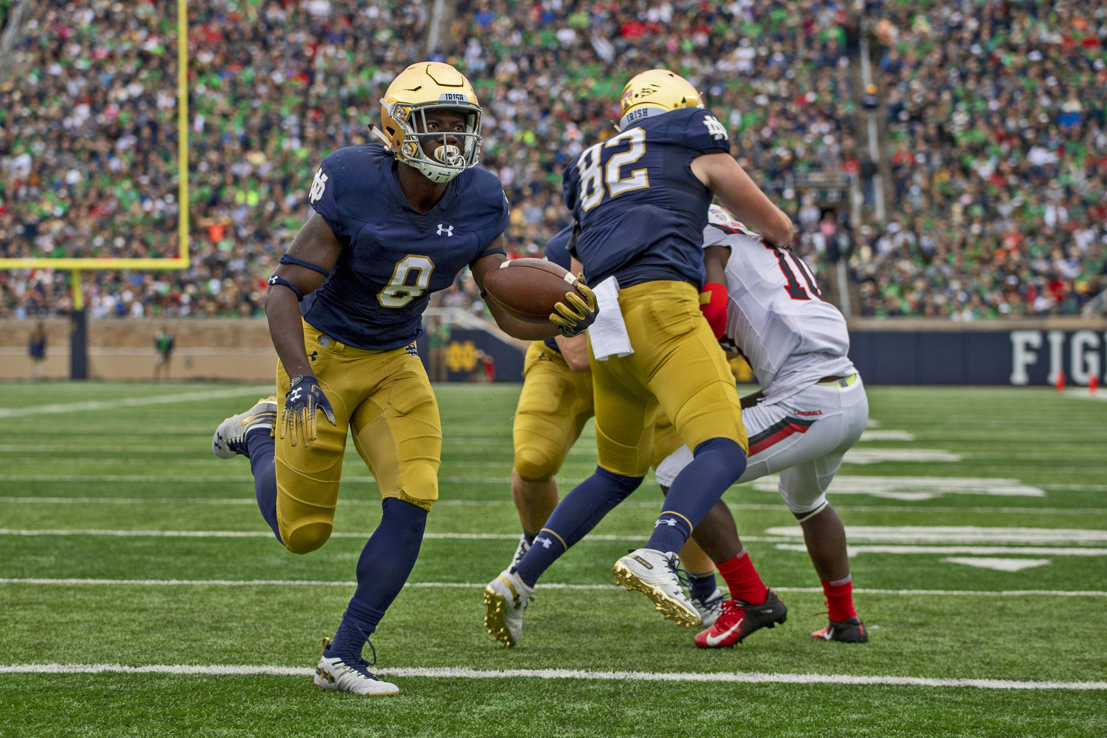 Notre Dame - Ball State Highlights: Irish Barely Beat Mighty MAC // UHND.com2169 x 1446