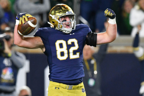 Notre Dame TE Nic Weishar