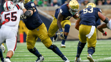 notre dame offensive line 2018