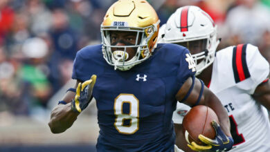 Notre Dame RB Jafar Armstrong