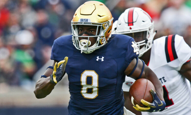 Notre Dame RB Jafar Armstrong
