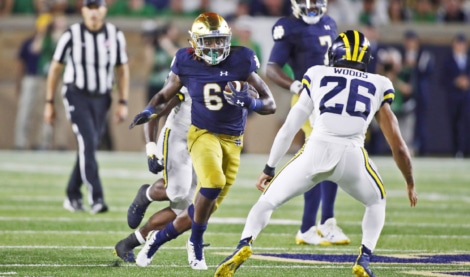 Notre Dame RB Tony Jones Jr