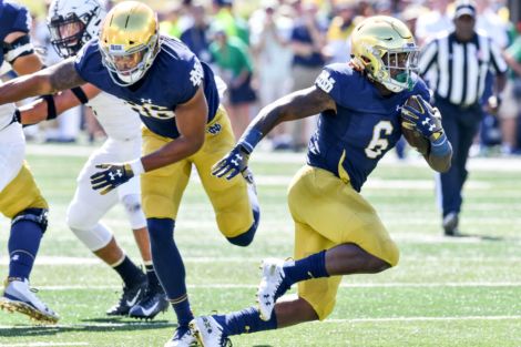 Notre Dame RB Tony Jones Jr