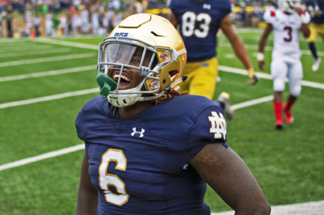Notre Dame RB Tony Jones Jr