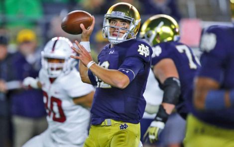 Notre Dame QB Ian Book