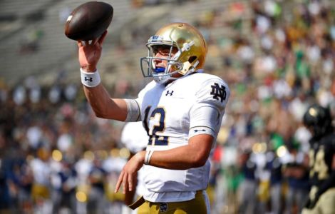 Notre Dame QB Ian Book