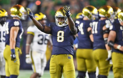 Notre Dame RB Jafar Armstrong