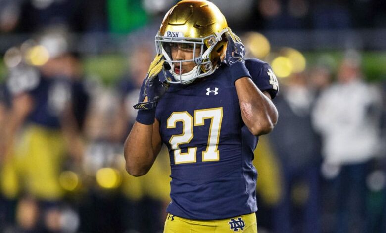 Notre Dame CB Julian Love