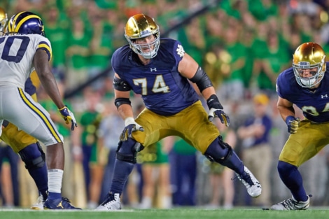 Notre Dame LT Liam Eichenberg